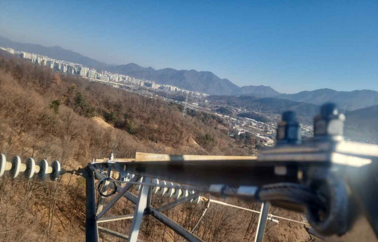 추락방지장치 수평 설치 공사