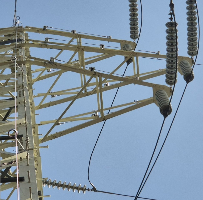 154kV 수직,수평 추락방지장치 설치 공사