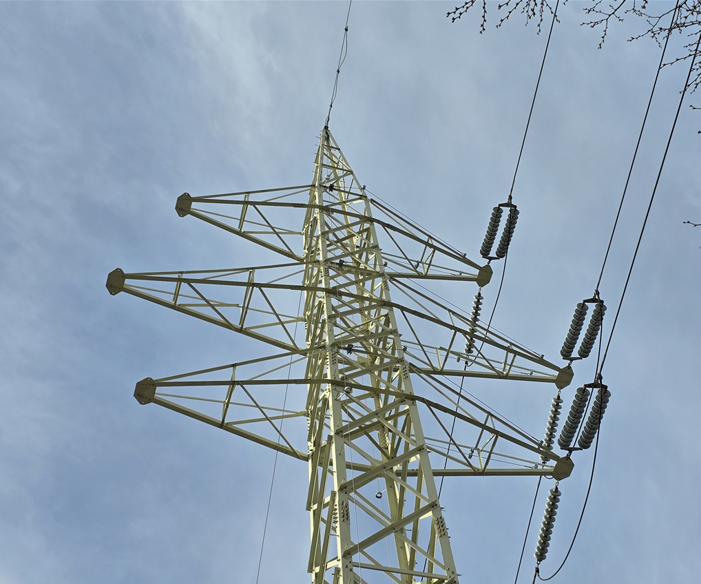 154kV 수직,수평 추락방지장치 설치 공사