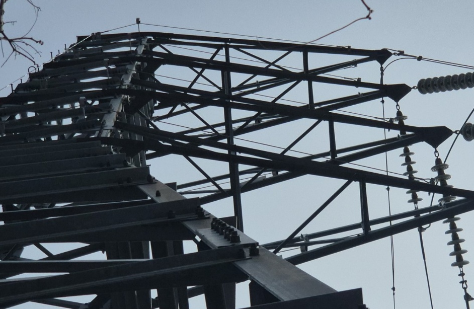 154kV 수직,수평 추락방지장치 설치 공사